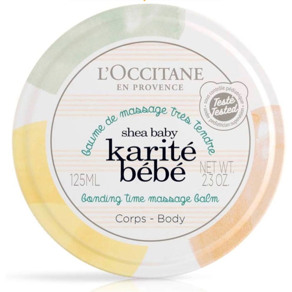 L'Occitane Shea Baby Karite Bebe Bonding Time Massage Balm - 125ml- Sealed